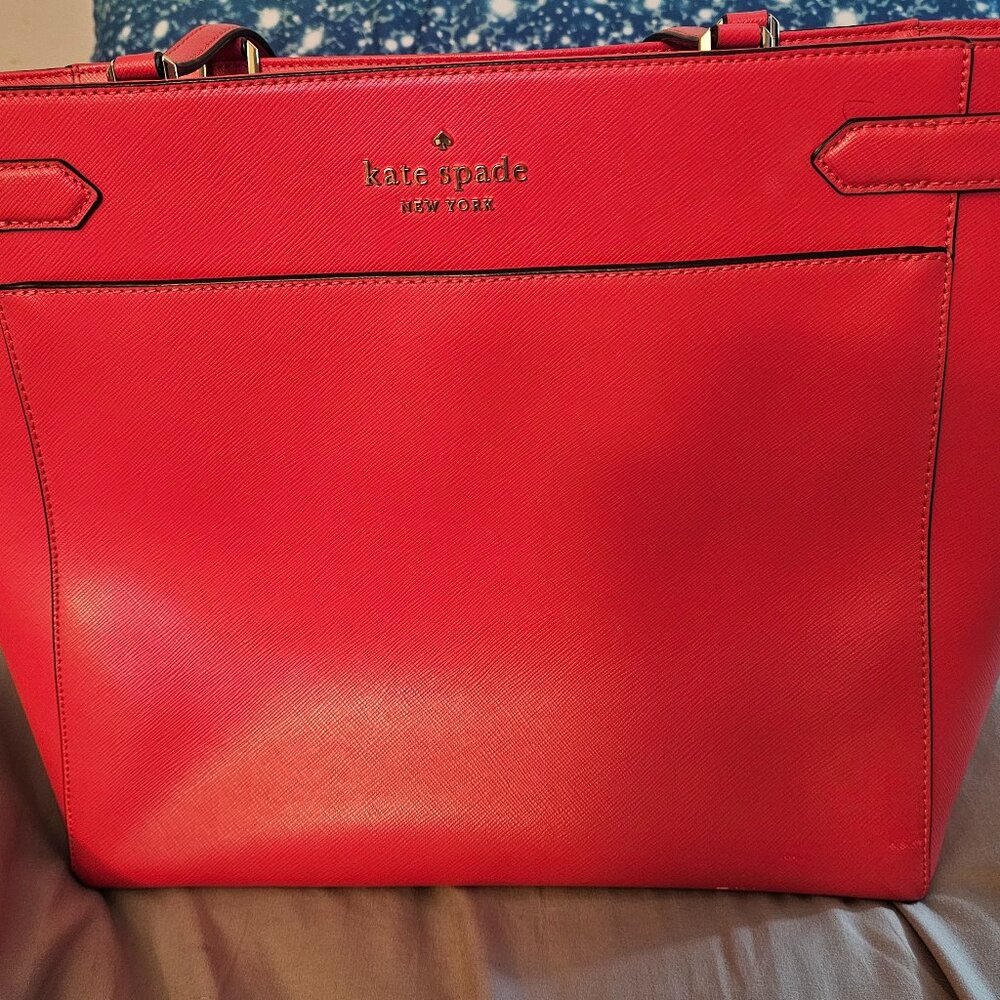 Real Kate spade big tote size purse